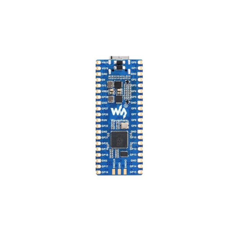 Carte microcontrôleur de type pico avec puce RP2040